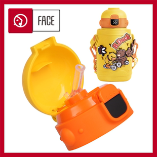 Face小黄鸭保温杯盖子KV48B吸嘴盖水杯子防漏杯盖弹跳盖原装配件