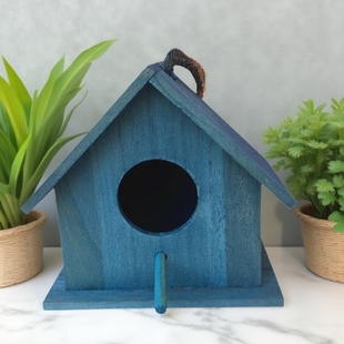 特价文鸟珍珠麻雀燕子等鸟屋内鹦鹉鸟笼繁殖箱鸟窝鸟巢屋实木