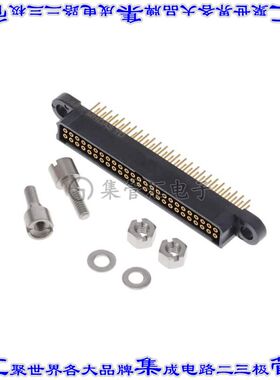 MHDAS2F050YDE50 针座连接器50POS插座2排1.27mm母形插口通孔直针