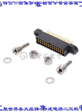 MHDAS2F026YDE60 针座连接器26POS插座2排1.27mm母形插口通孔直针