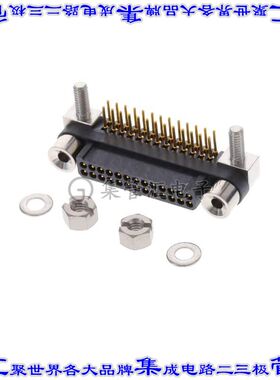 MHDAS2M026YCE61 针座连接器26POS接头2排1.27mm公形插针通孔直角