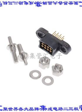 MHDAS2F008YDE10 针座连接器8POS插座2排1.27mm母形插口通孔直针