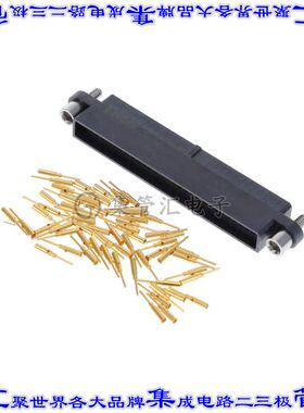 MHDAS2M060BE01 矩形连接器60POS接头2排1.27mm公引脚黑色压接镀