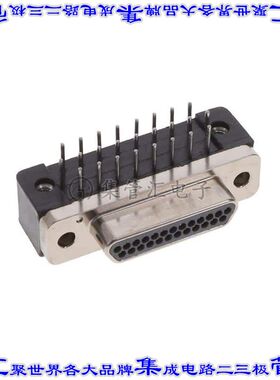 MDM-25PCBR-TL56-A174 连接器25POS插头公引脚2排D-TYPE型通孔直