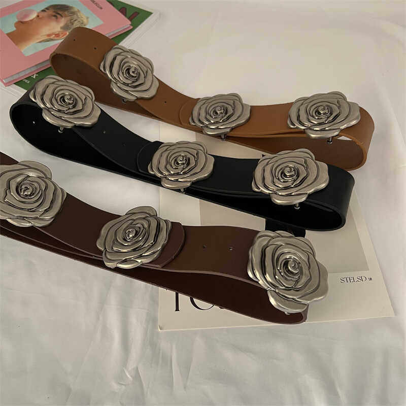 玫瑰花黑色腰带女装饰配裙子大衣收腰百搭时尚腰封高级感花朵皮带,服饰配件/皮带/帽子/围巾,腰带/皮带/腰链,淘宝优惠券,粉丝福利购,淘宝优惠卷