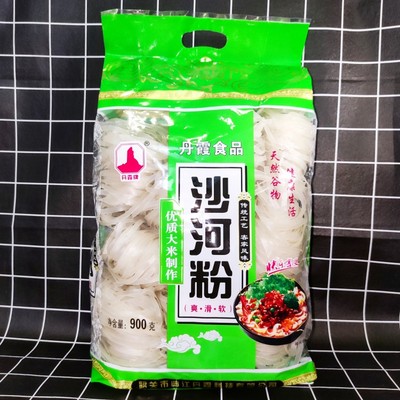 广东特产丹霞沙河粉扁宽河粉900g