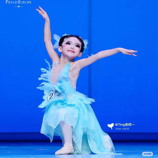 新款儿童古典舞演出服酉鸡出辰鹤荫中鸟语表演服焕蝶剧目舞蹈服