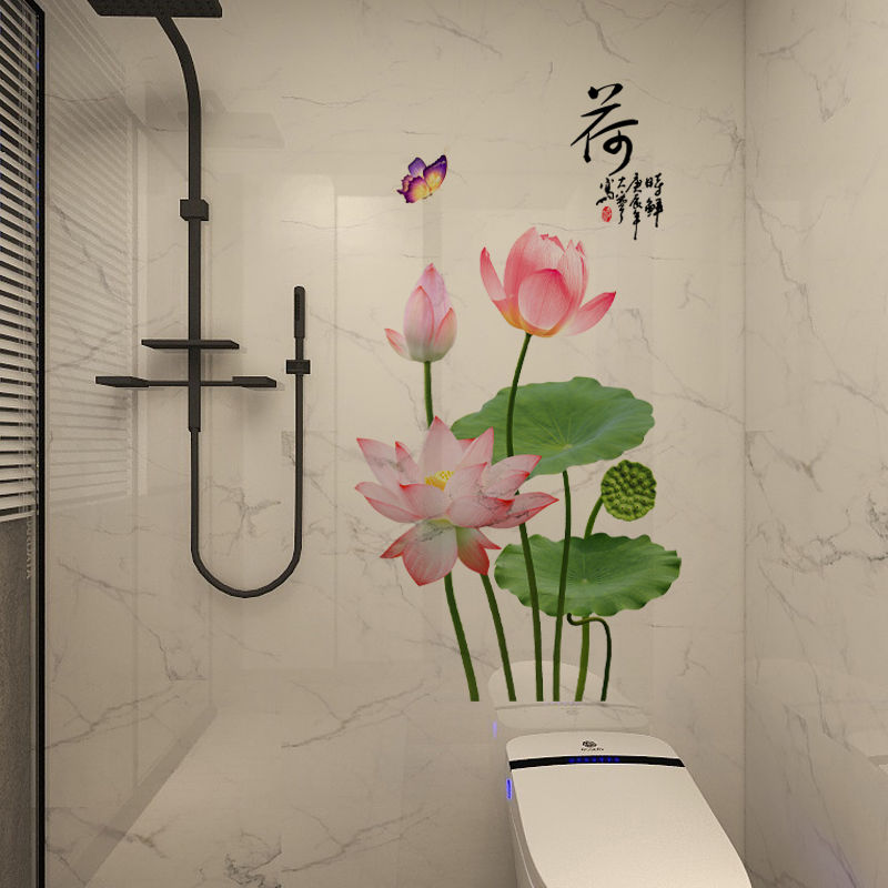 卫生间墙上PVC防水,可移除不留印