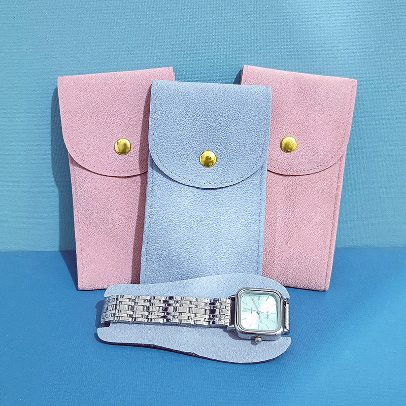 新年便携式手表包绿鬼腕表盒旅行双面粒绒布保护收纳袋2023年新款