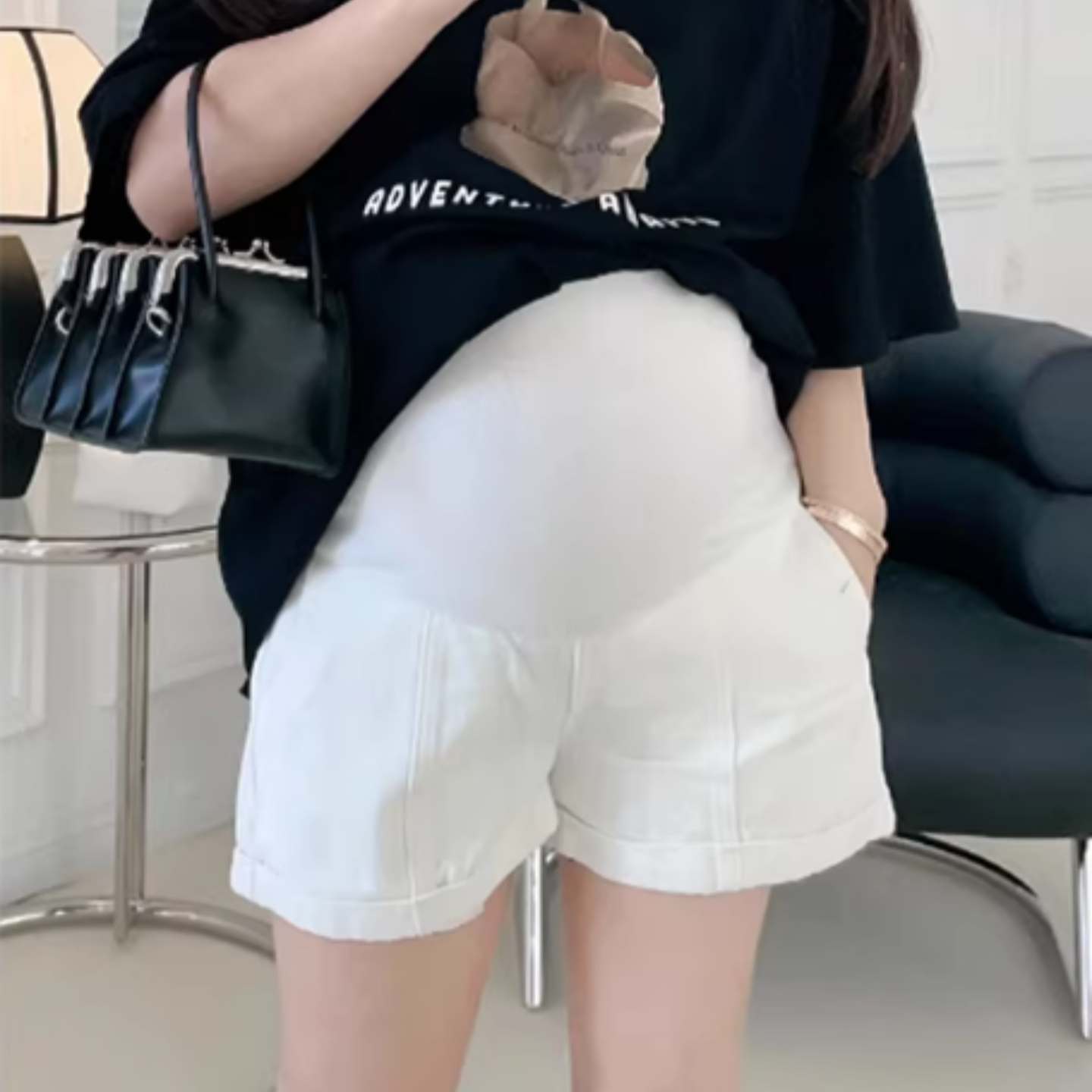 孕妇夏牛仔短裤三分显瘦外穿打底