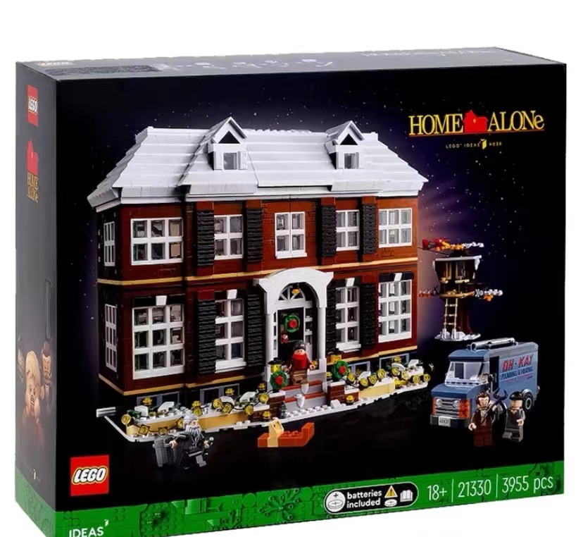 lego乐高21330 小鬼当家 圣诞节街景 建筑 男女拼搭积木玩具 礼物