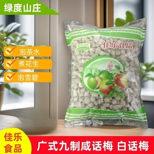 绿度山庄话梅佳乐食品广式 咸话梅九制白话梅干商用泡酒煮花生泡水