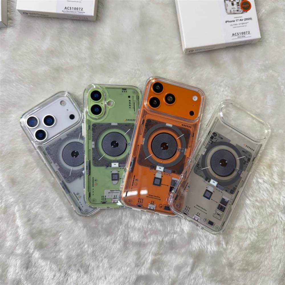 适用Spg苹果17透明iphone 17ProMax手机壳3D科技磁吸17pro保护套17air硬壳