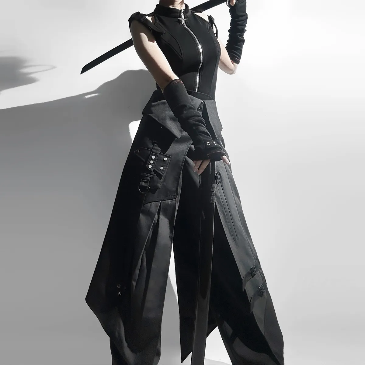 2026熊逗酱原创设计夜刃洛丽塔女Lolita上衣围裙裤子日常套装7210,模玩/动漫/周边/娃圈三坑/桌游,lolita洛丽塔/软妹装/洋装,淘宝优惠券,粉丝福利购,淘宝优惠卷