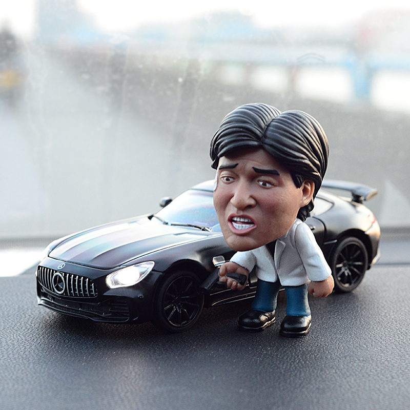 旺角卡门食屎啦学友车内饰品摆件乌蝇哥表情包经典港片周边摆件