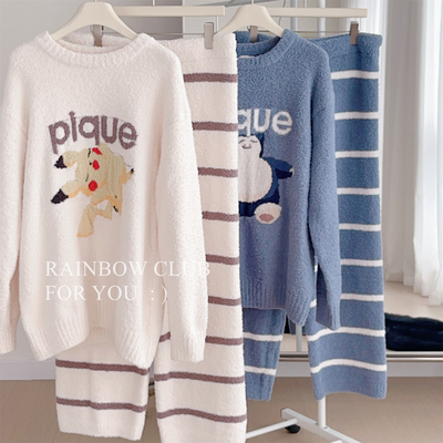 情侣款男士女士软绵绵家居服