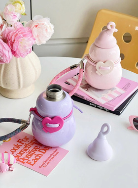 葫芦形状保温杯女士高颜值水杯葫芦型水壶2025新款葫芦形不锈钢