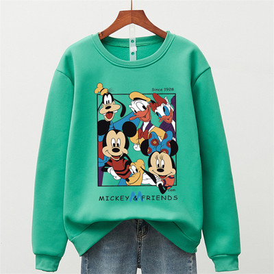 米奇加绒加厚秋冬新款ins卫衣