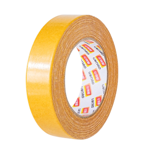 得力网格布基胶带双面胶不留痕春联对联专用高粘度门对强力固定贴粘地毯防水透明墙面耐高温地板地垫革免打孔