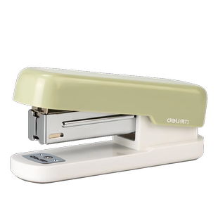 得力订书机学生用办公家用马卡龙色多功能大号文具订书器装订机家用钉书机迷你订书器12号定书机钉办公用品