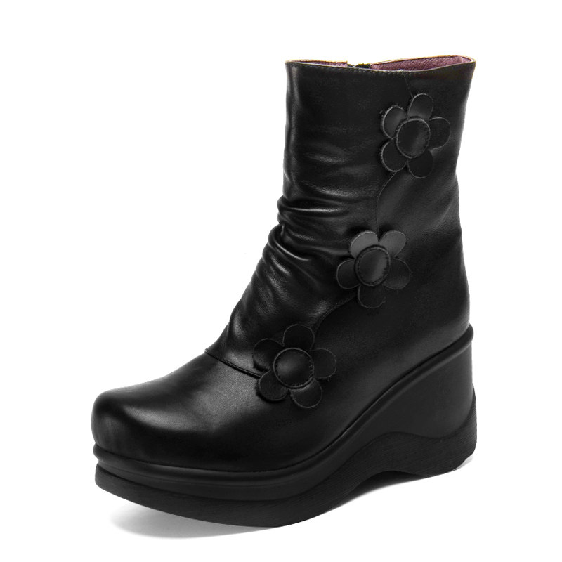 A PLACE BOOTS WOMENS WINTER 2024 NEW VERSATILE BOOTS LEATHER BOOTS WOMENS FULL COWHIDE BOOTS WOMENS BOOTS