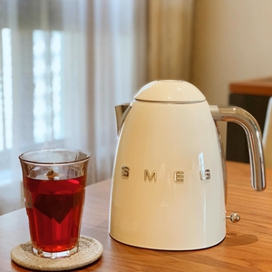 SMEG/斯麦格KLF03欧式复古家用烧水壶自动断电保温不锈钢电热水壶