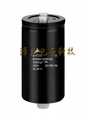 B43584-S2109-M1全新原装EPCOS电容器 200V10000UF带尾底部螺栓柱