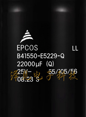 B41550-E5229-Q全新原装EPCOS电容器 25V22000uF B41550E5229Q000
