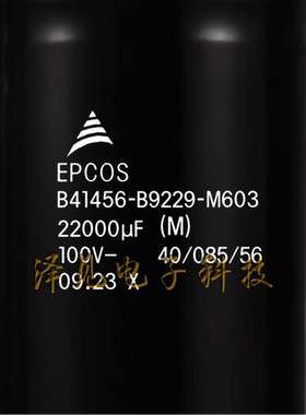 B41456-B9229-M603全新原装EPCOS爱普科斯电解电容器 100V22000UF