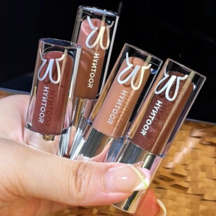 【官方正品】HYNTOOR黑兔水光唇蜜淡化唇纹学生水光003粉乳石新色