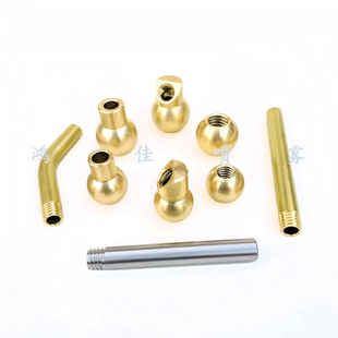 数控机床喷嘴斜轨车床刀塔喷水嘴配件刀架出水喷头刀座黄铜喷水球