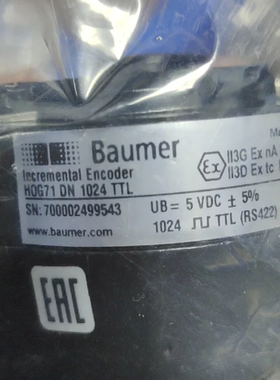 德国Baumer增量编码器 HOG71 DN 1024 TTL