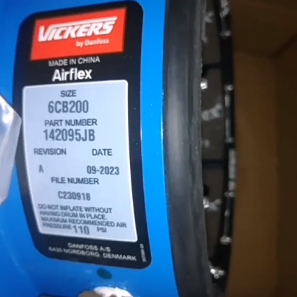 美国伊顿EATON Airflex(Danfoss)/离合器/6CB200