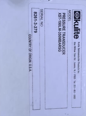 美国kulite压力传感器 XST-190LM-350MBARSG