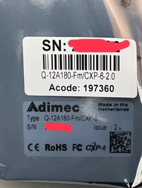 ADIMEC 相机 Q-12A180-Fm/CXP-6 相机