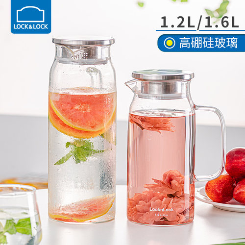 乐扣乐扣冷水壶玻璃耐高温泡茶壶