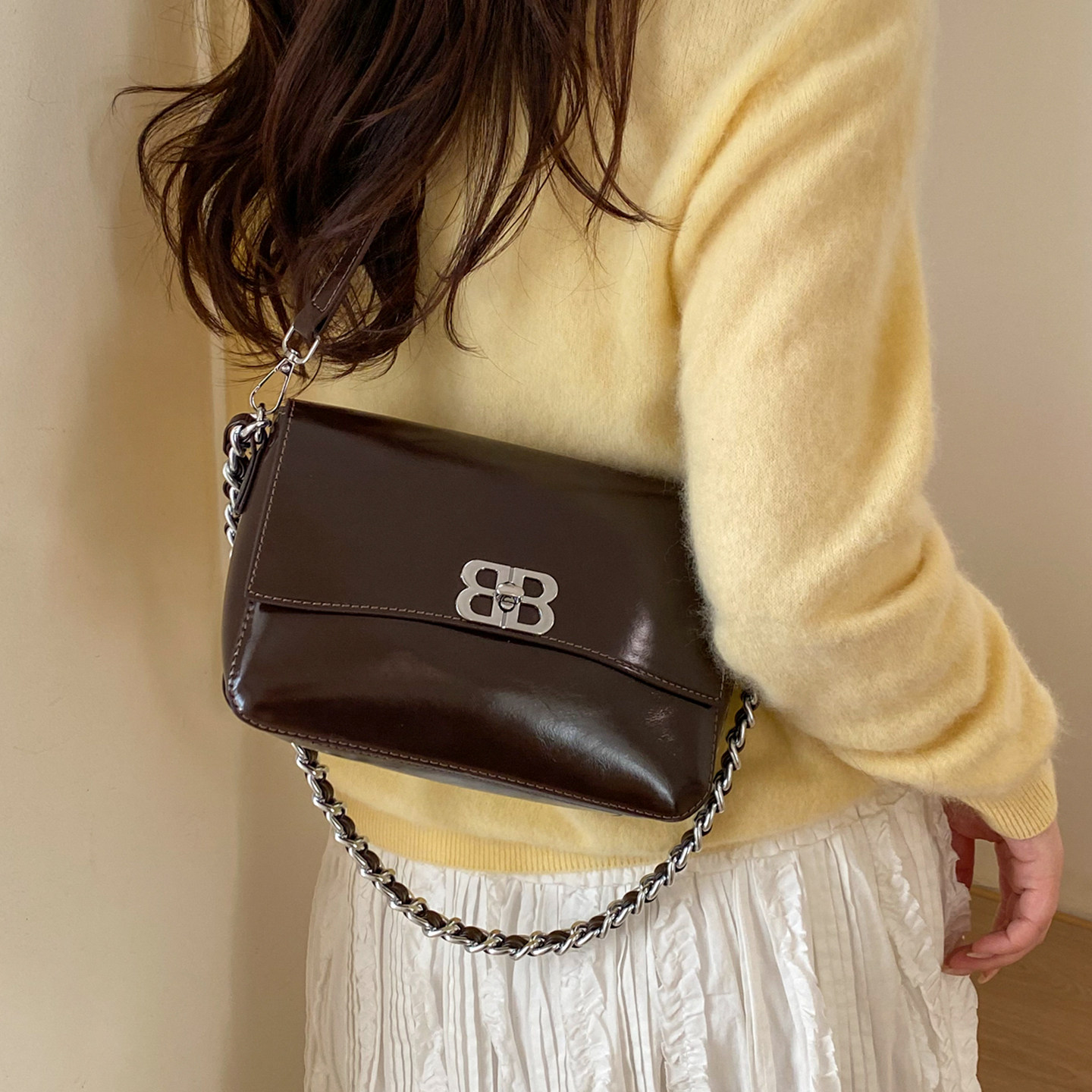 包包女时尚百搭小方包轻便链条腋下手提包简约小众流行复古斜挎包,箱包皮具/热销女包/男包,小方包,淘宝优惠券,粉丝福利购,淘宝优惠卷