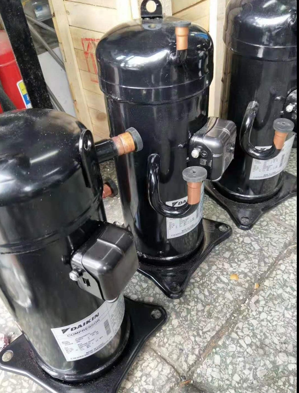 大金 空调压缩机 r22 jt160gaby1l 5p 涡旋15000w 全新制冷压缩机