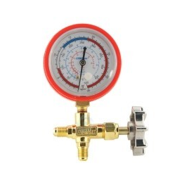 商品描述：格美R22单表阀 CM-466-GH 0～35kg 铜架.英制 80套/箱单位：套型号：CM-466-GH别名：加氟表、三通表阀、工具表阀 货号：销售说明：80套/箱，铜架，红色，接口1/4" 商品介绍