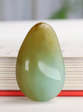 天然和田玉糖料原石手把件