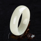 天然玉石手镯玉镯子和田玉手镯和田白玉手镯女款 平安镯少女玉镯