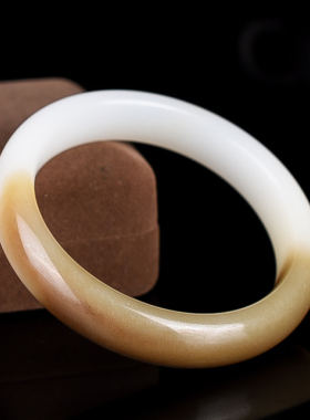 天然玉石和田玉糖玉手镯