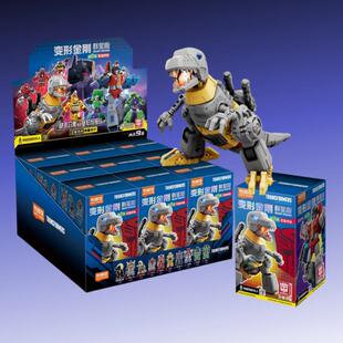 布鲁可变形金刚群星版第2弹紧急呼救钢锁积木人男孩盲盒玩具