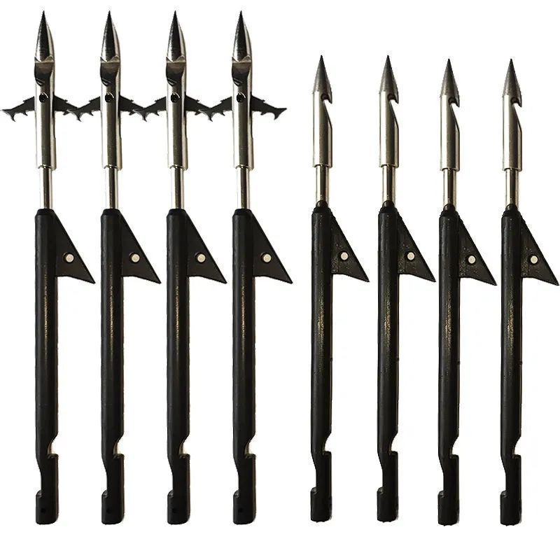 新款鱼镖远射加粗飞鲨鱼镖射鱼弹弓专用鱼镖加强版深水打鱼镖配件