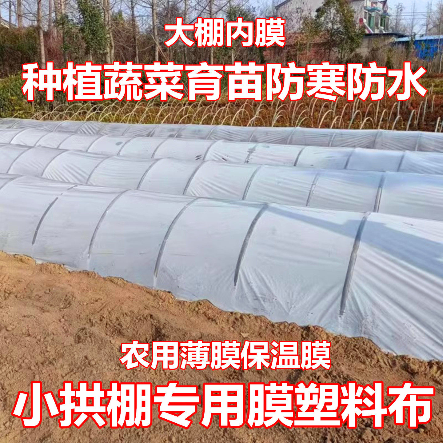 小拱棚膜塑料布农用薄膜大棚保温