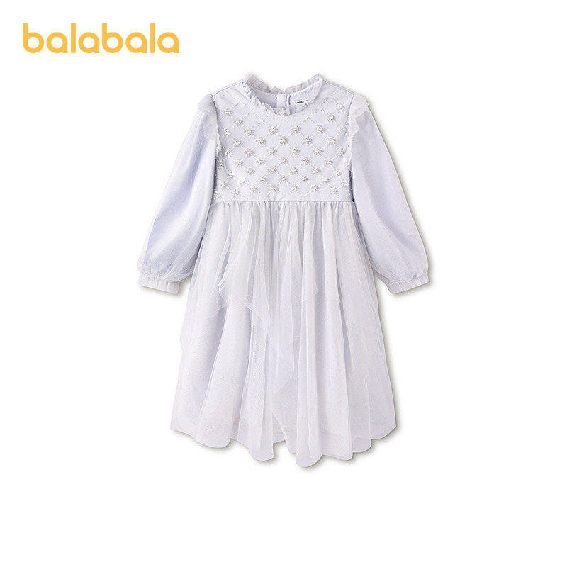 巴拉巴拉童装儿童连衣裙女童春装网纱裙刺绣精致公主裙洋气甜美,童装/婴儿装/亲子装,连衣裙,淘宝优惠券,粉丝福利购,淘宝优惠卷