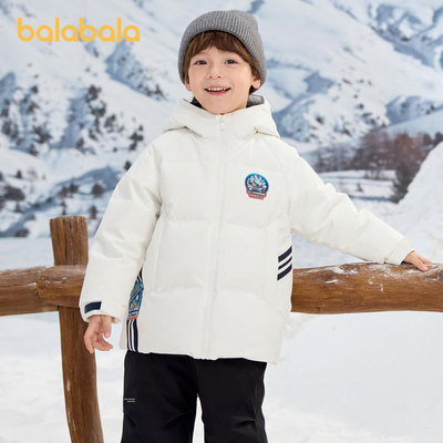 巴拉巴拉羽绒服男童奥特曼外套潮
