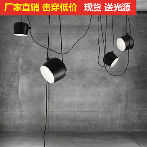 北欧吊灯 创意个性吊灯餐厅咖啡馆现代橱窗LED灯具小鼓吊灯