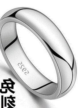 smooth s925 sterling silver ring ring male domineering men