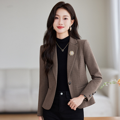 高级感西装外套女小个短款小西服